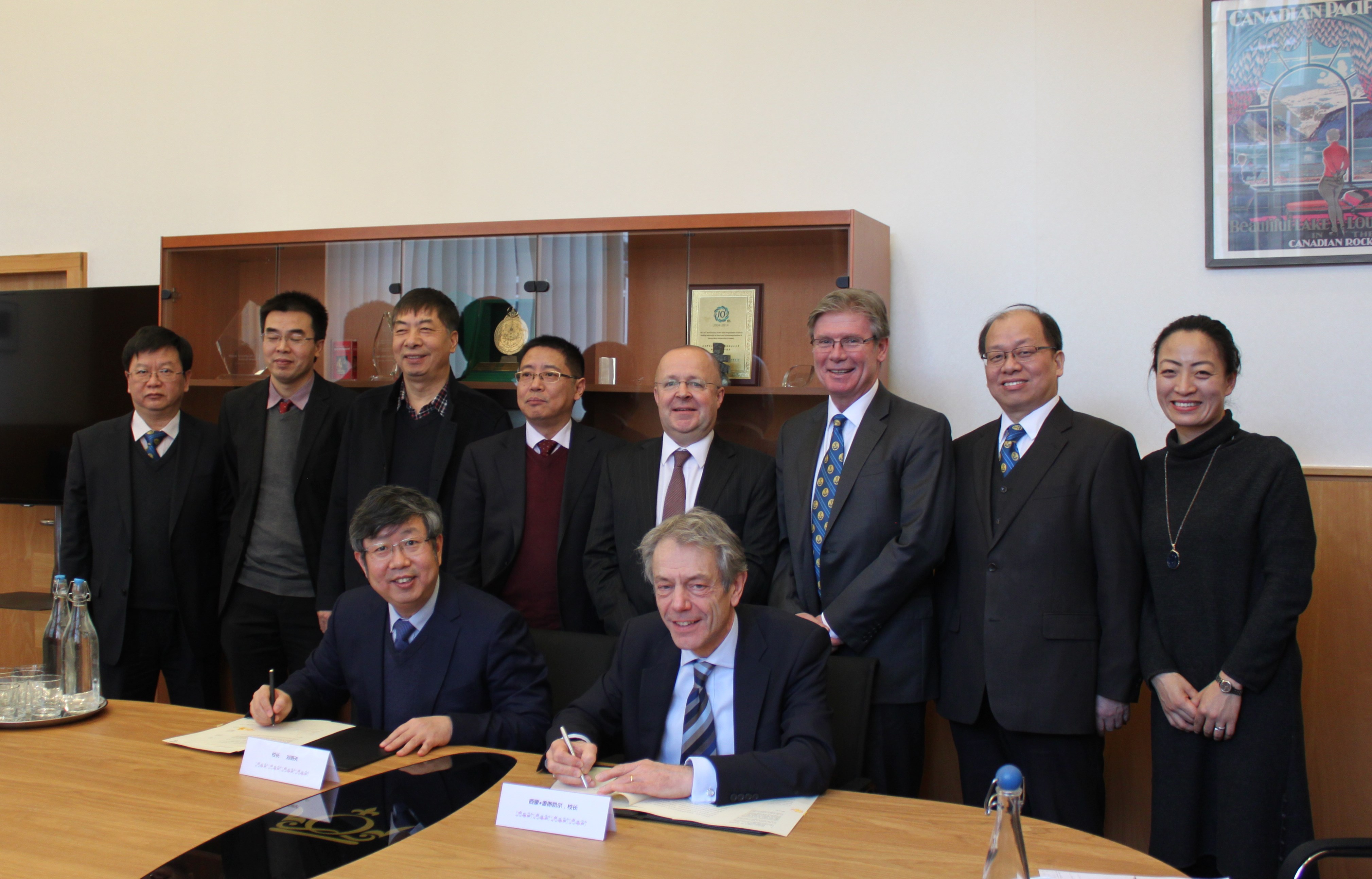 校长刘炯天院士一行访问英国、爱尔兰高校（图）