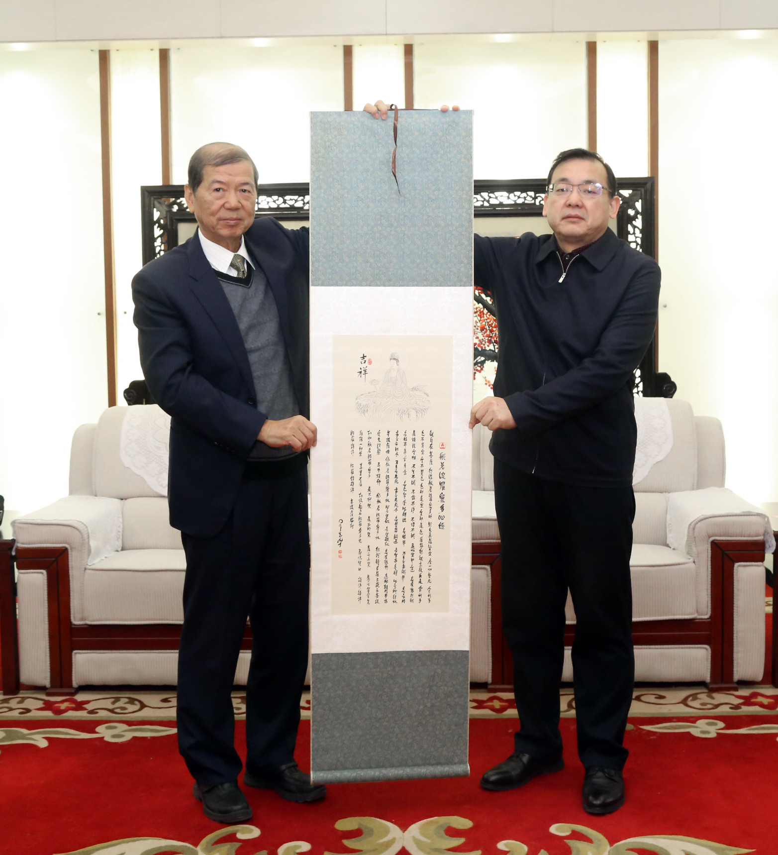 台湾佛光大学校长杨朝祥来校访问（图）