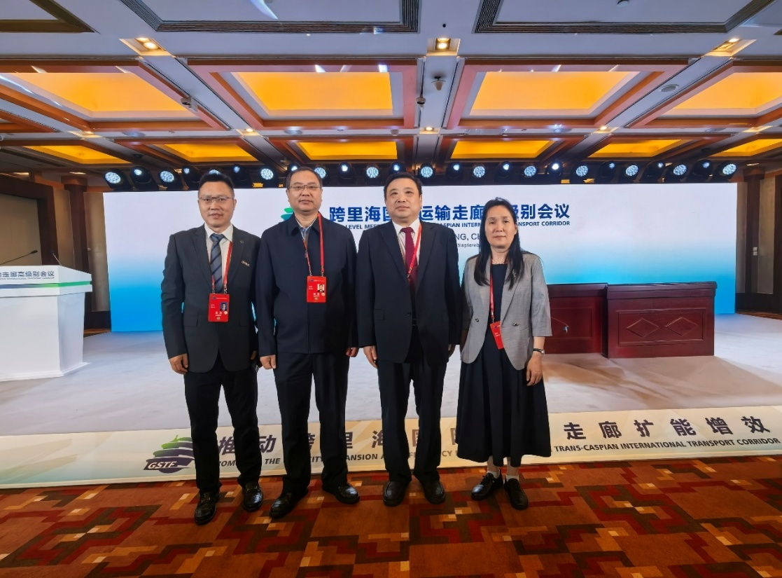 胡少伟带队参加跨里海国际运输走廊高级别会议