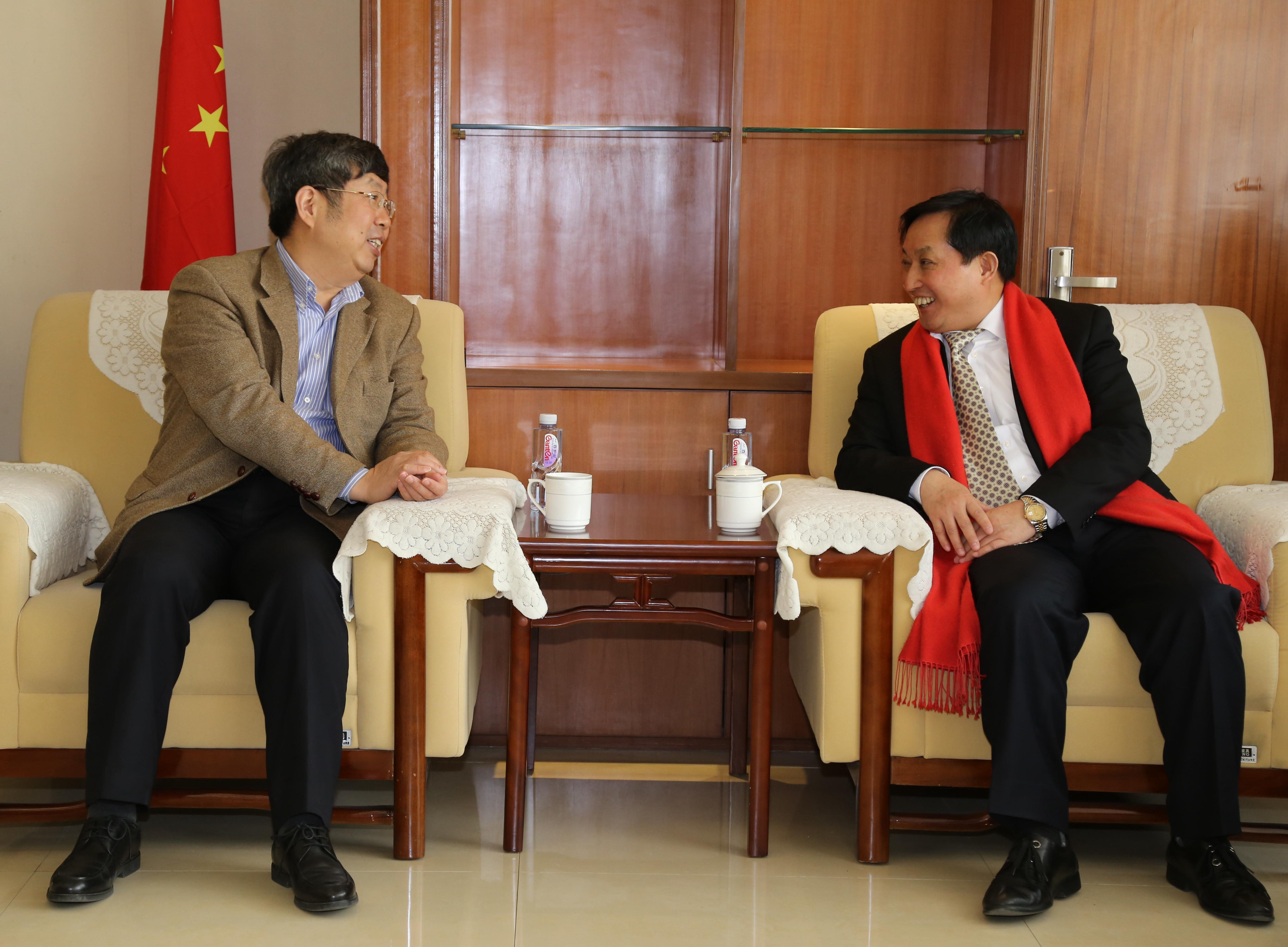 德国克劳斯塔尔工业大学客人访问我校