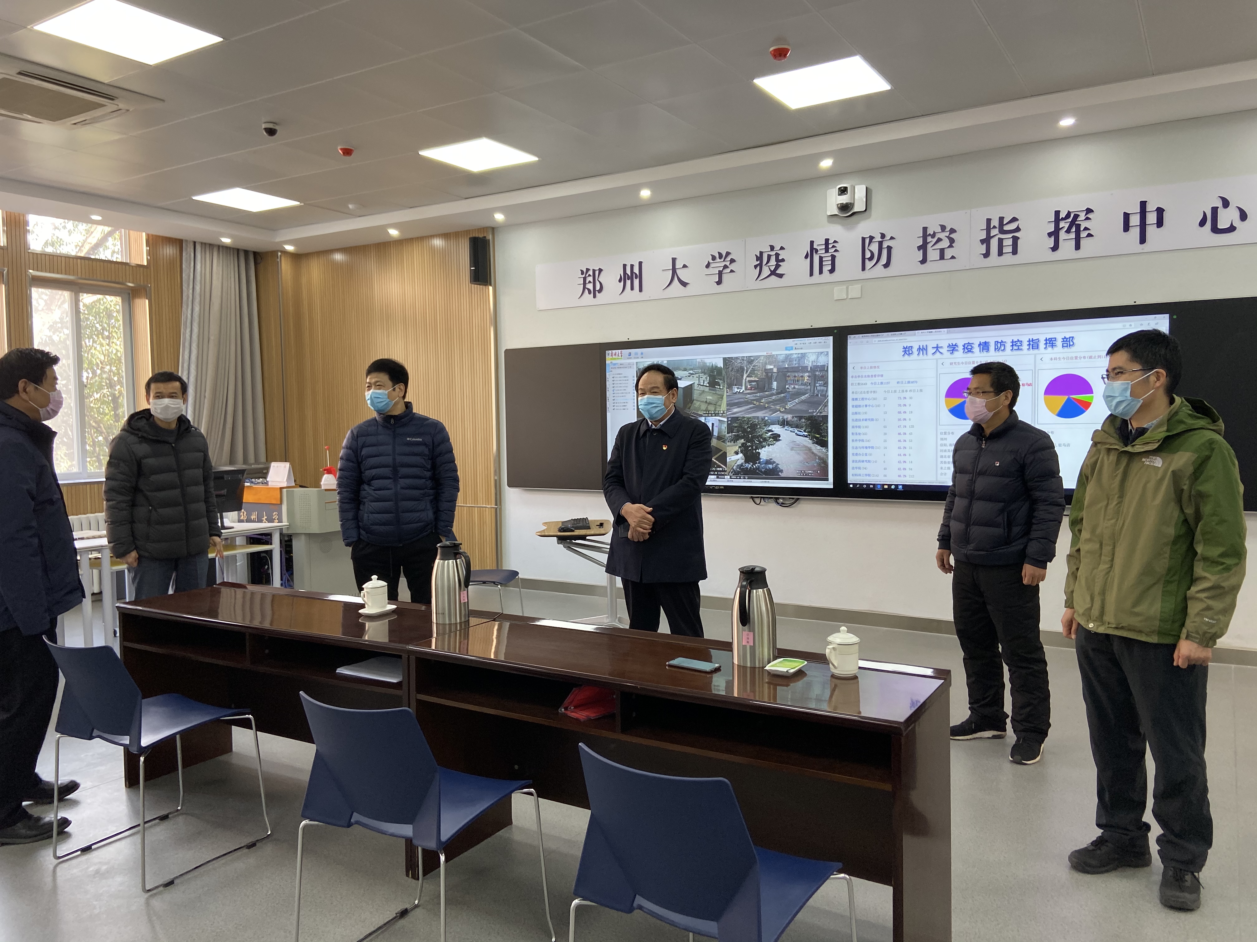 校党委书记牛书成调研指导学校疫情防控工作（图）