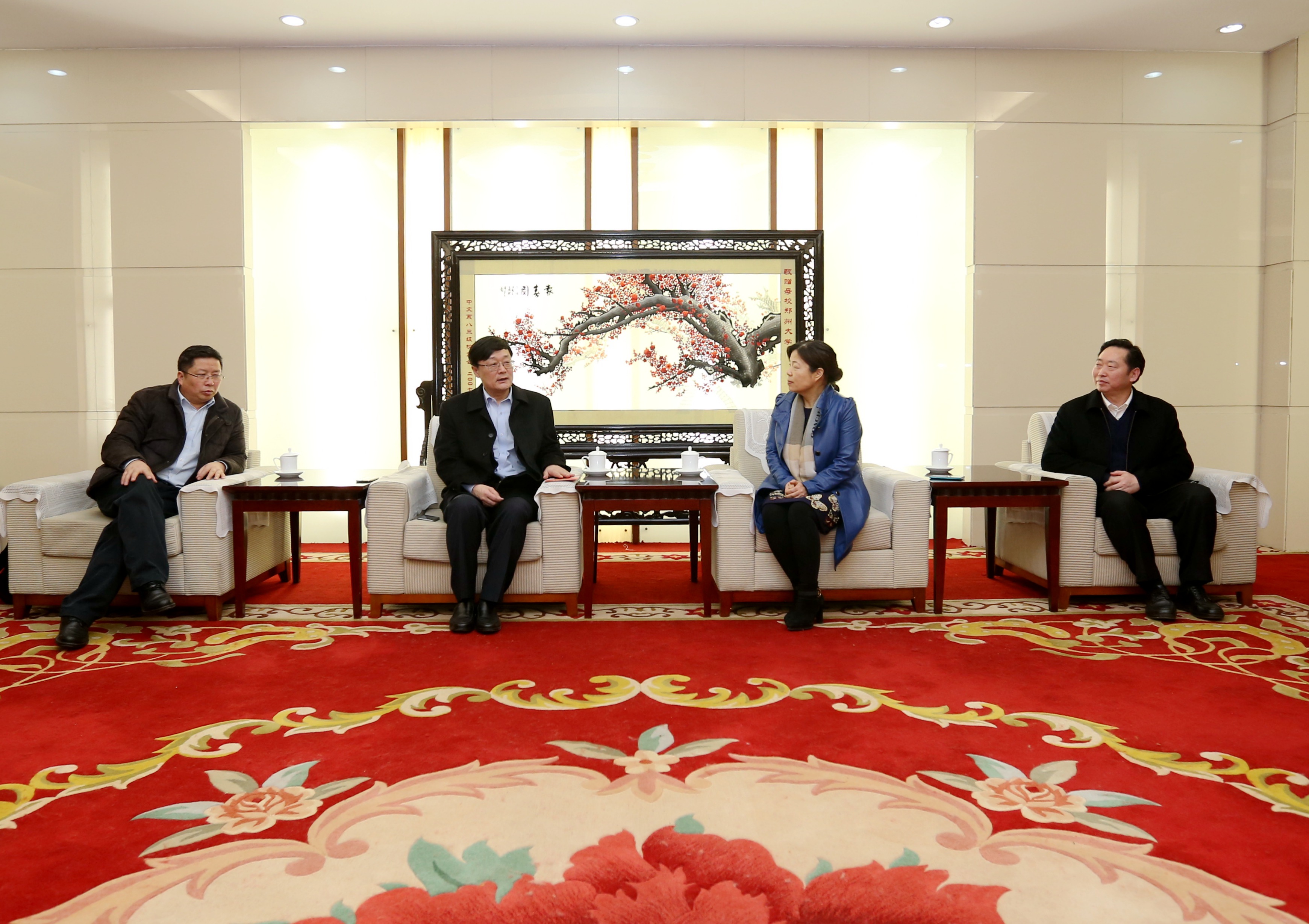 最高人民法院第四巡回法庭副庭长李广宇一行来访交流（图）