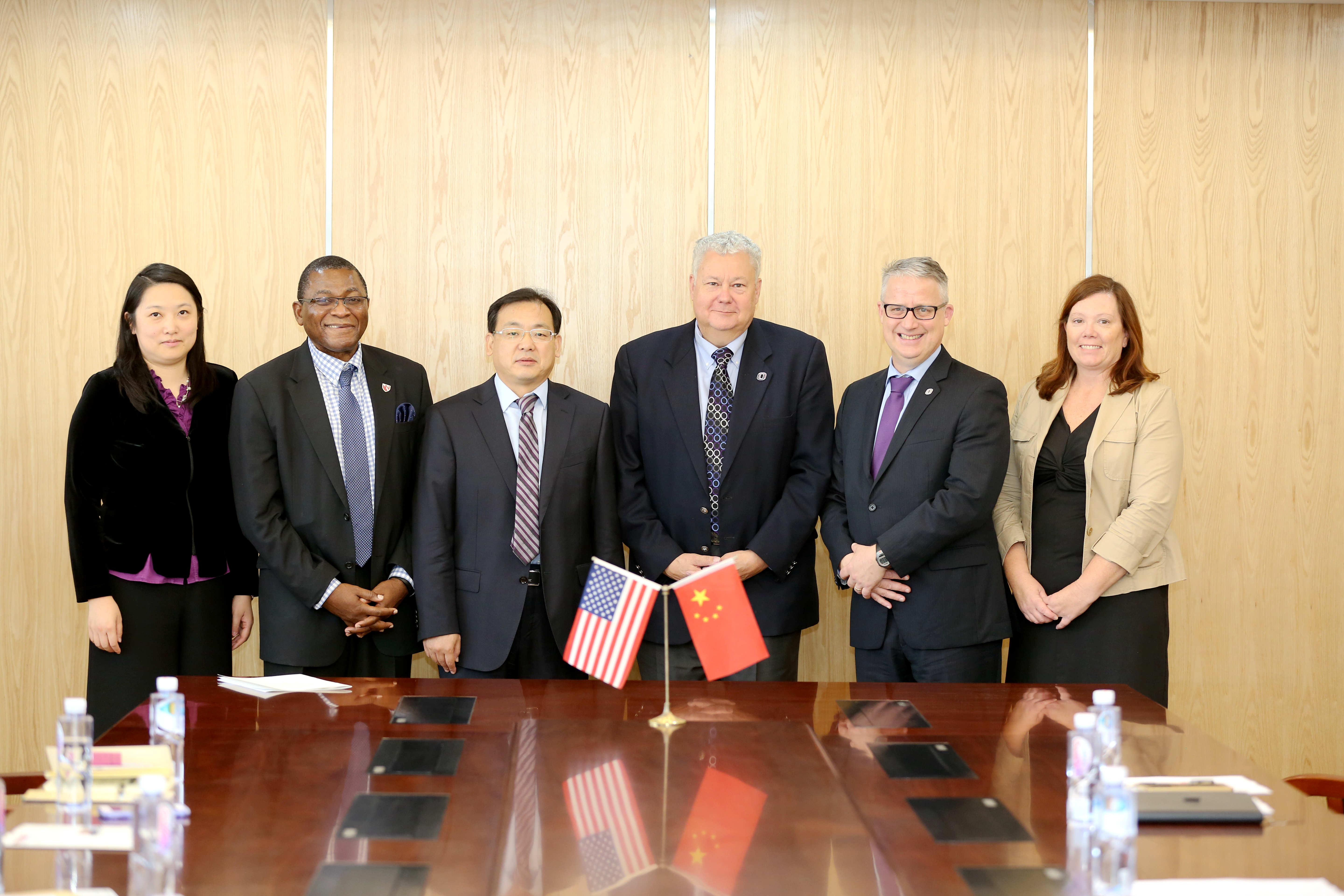 美国内布拉斯加大学代表团访问我校（图）