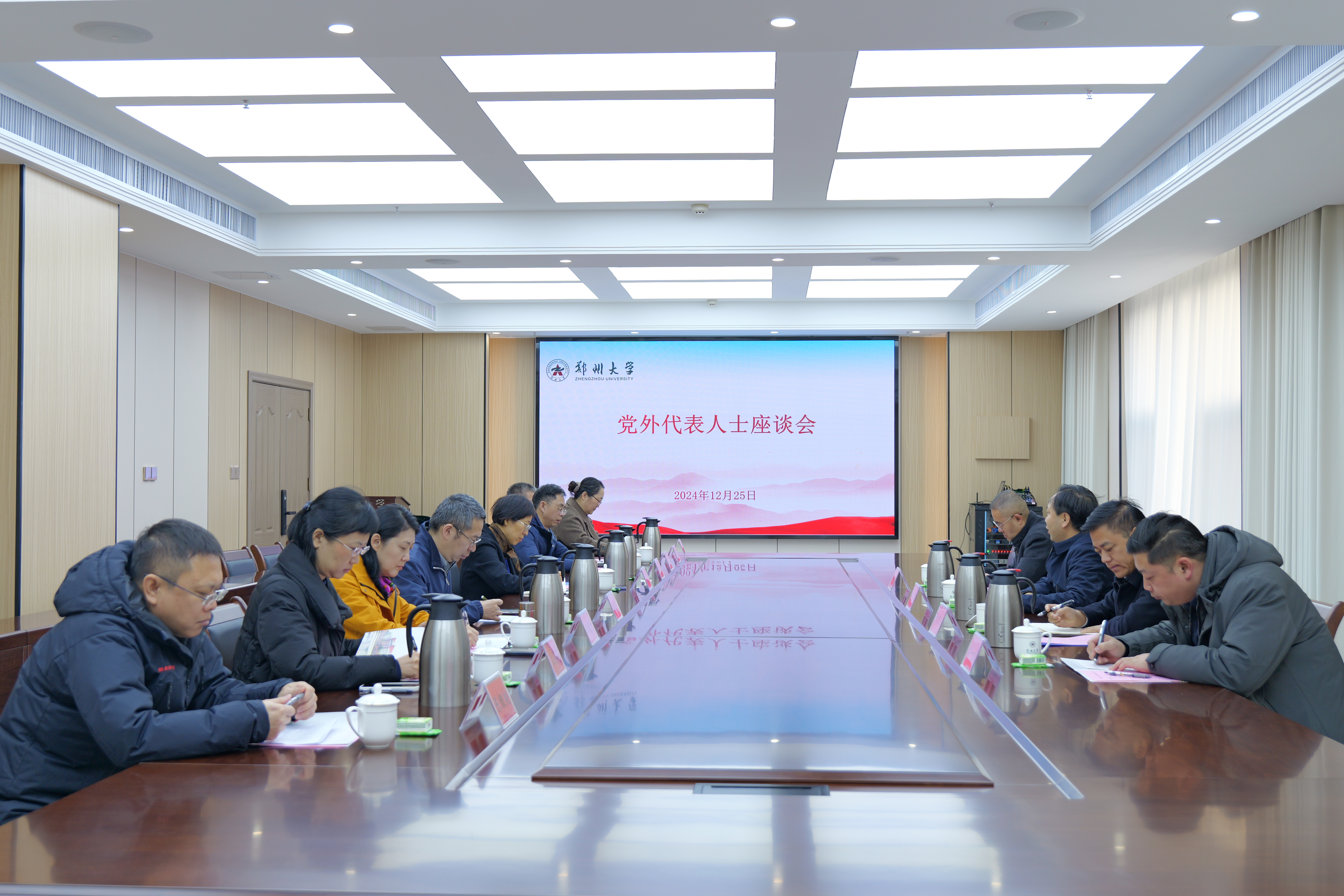 河南省委统战部副部长陈照顺来校调研