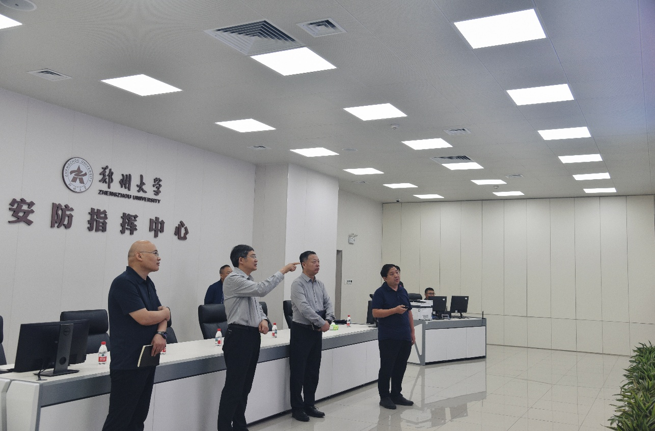 王海杰到保卫处调研指导工作
