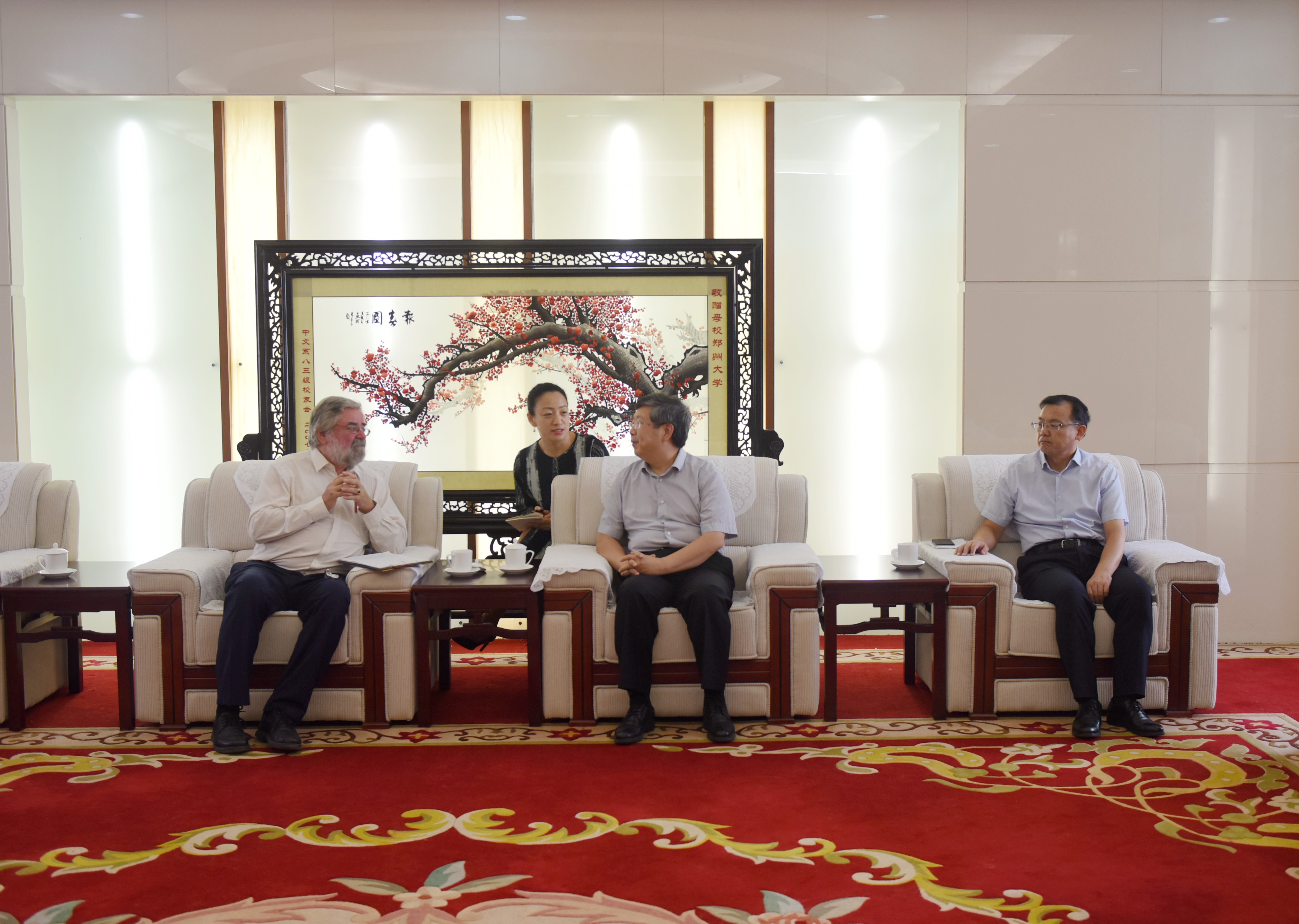 校长刘炯天院士会见德国来访客人（图）