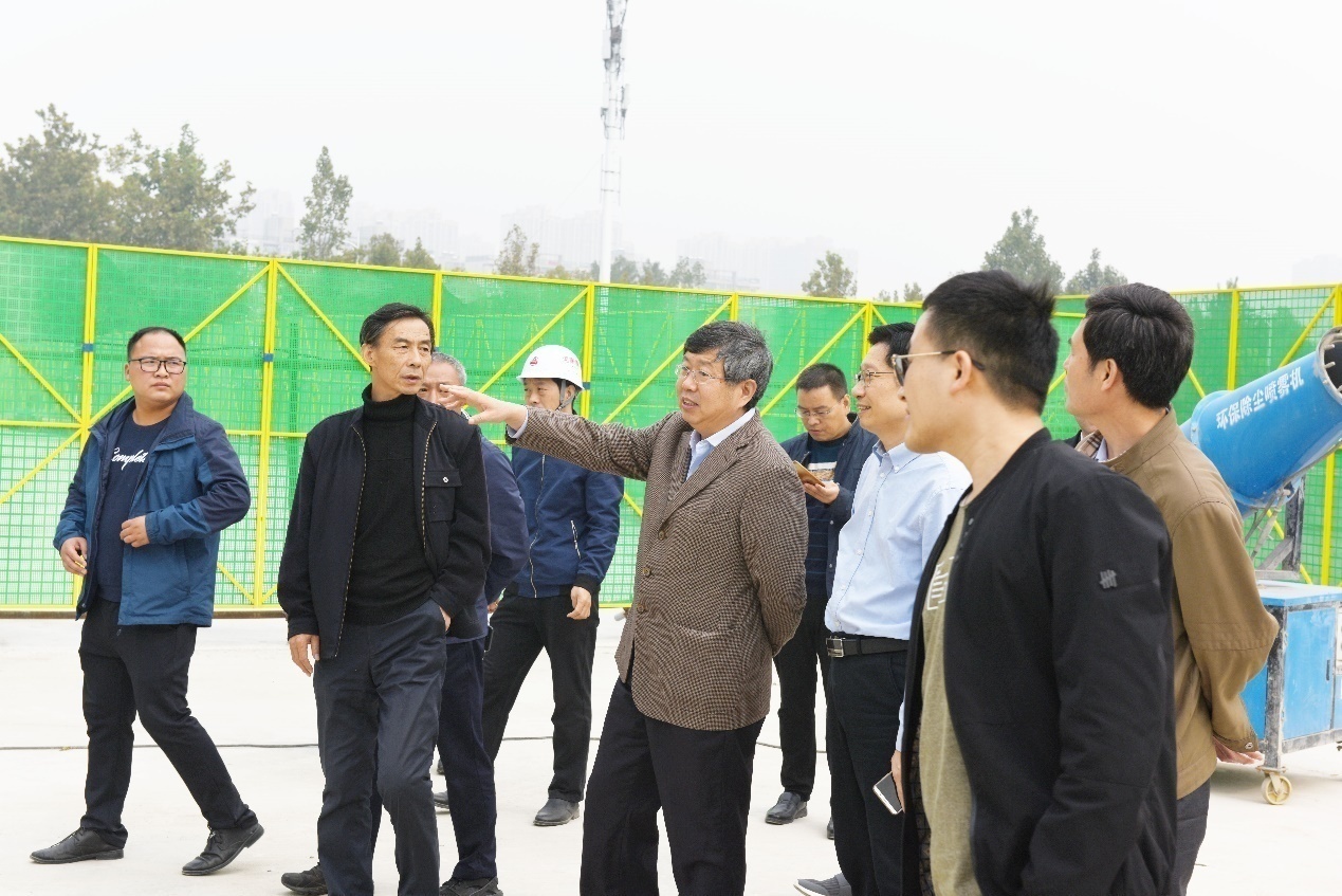校长刘炯天院士到国家超级计算郑州中心项目建设现场调研（图）