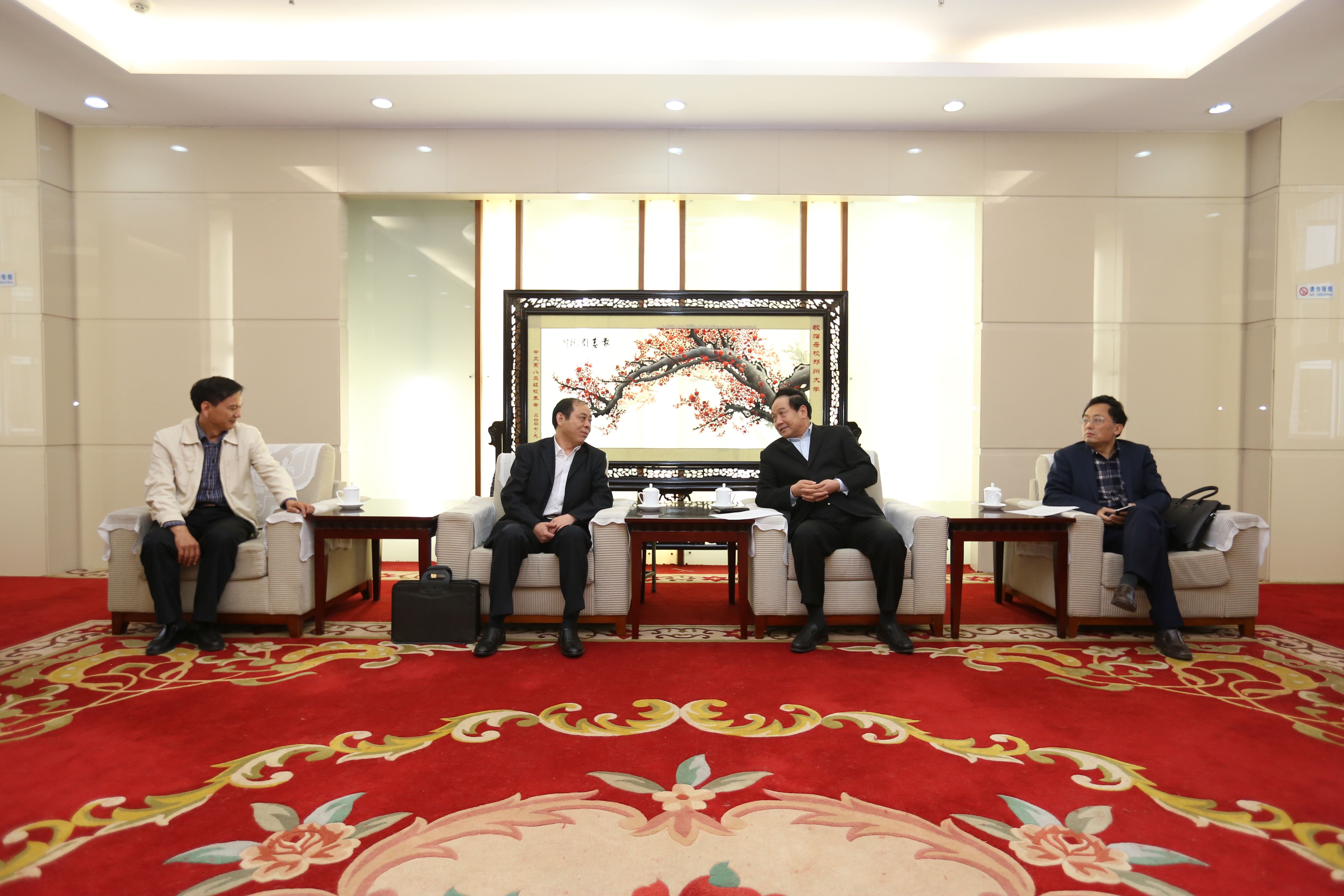 河南科技大学李全安副校长一行来我校调研（图）